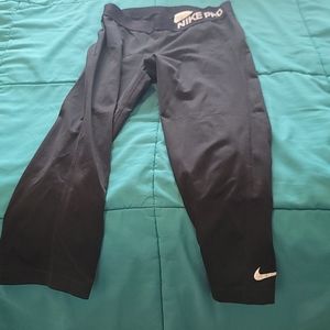 Nike leggings, size small, black with white Nike